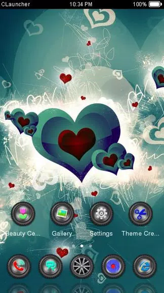 Best Heart Theme HD Captura de pantalla 2