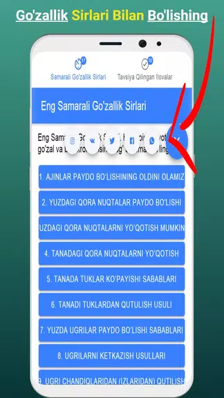 Go’zallikning Asosiy Sirlari Ảnh chụp màn hình 3