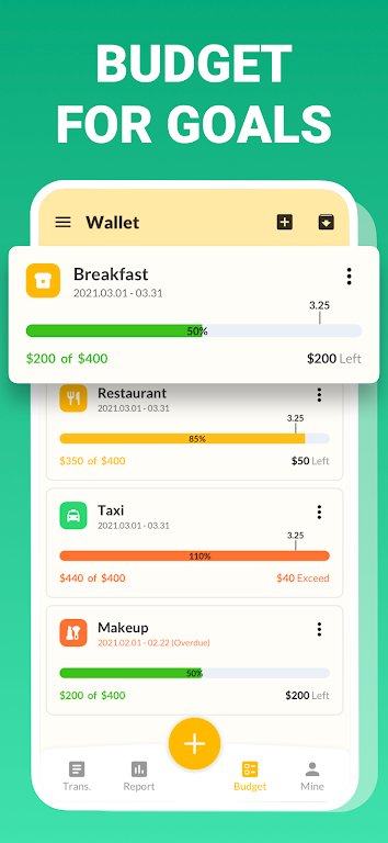 Money Tracker Expense Tracker ဖန်သားပြင်ဓာတ်ပုံ 2