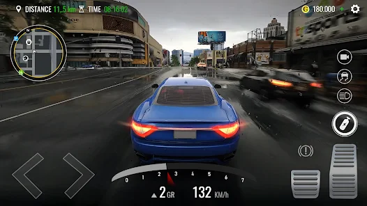 Car Driving Traffic Simulator Скриншот 1