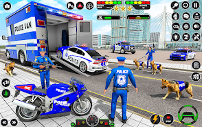 Police Cargo Transport Games Captura de tela 2