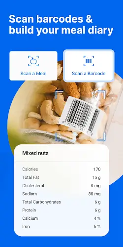 MyFitnessPal 的卡路里計算機和膳食追蹤工具 螢幕截圖 1