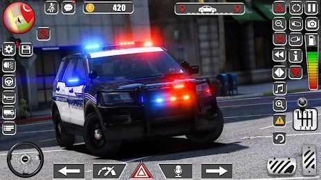 Police Car Spooky Parking 3d Ảnh chụp màn hình 0