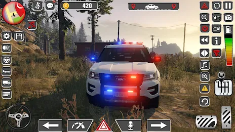 Police Car Spooky Parking 3d Ảnh chụp màn hình 1