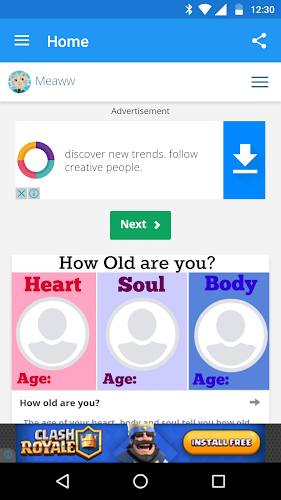 Meaww Nametests - FB Quiz App 스크린샷 2