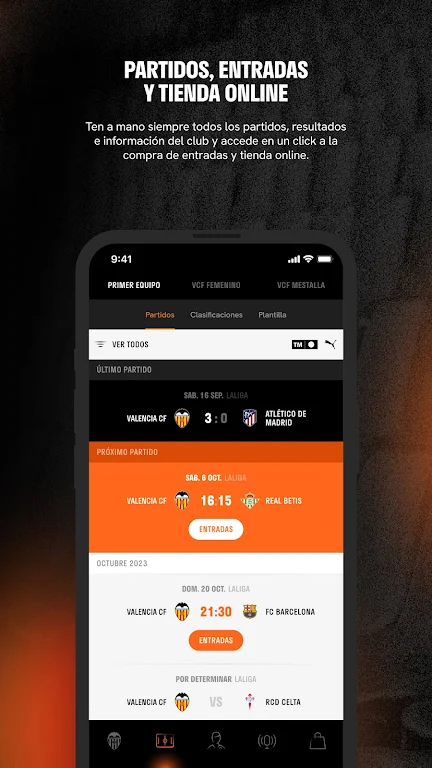 Valencia CF - Official App Captura de pantalla 2