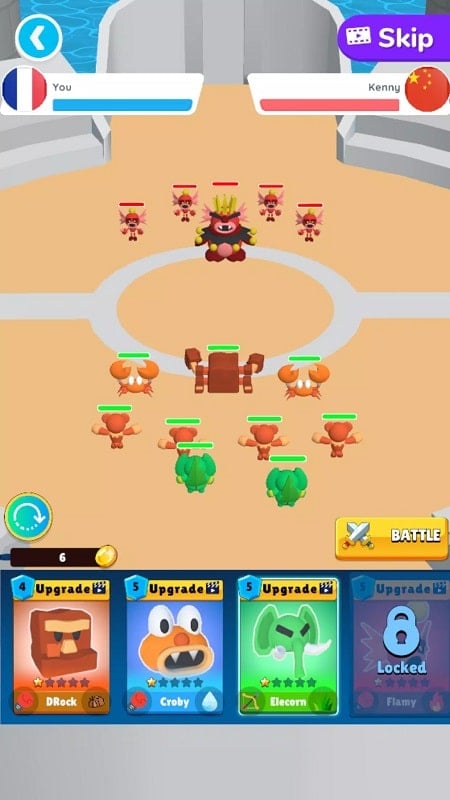 Monsters Tactics ဖန်သားပြင်ဓာတ်ပုံ 1