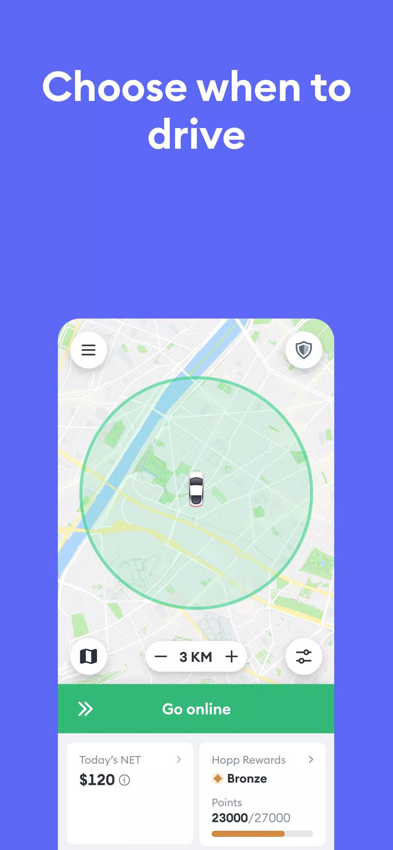 Hopp Driver Ảnh chụp màn hình 2