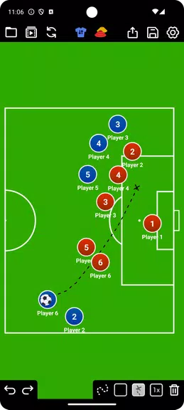 Coach Tactic Board: Soccer ภาพหน้าจอ 2