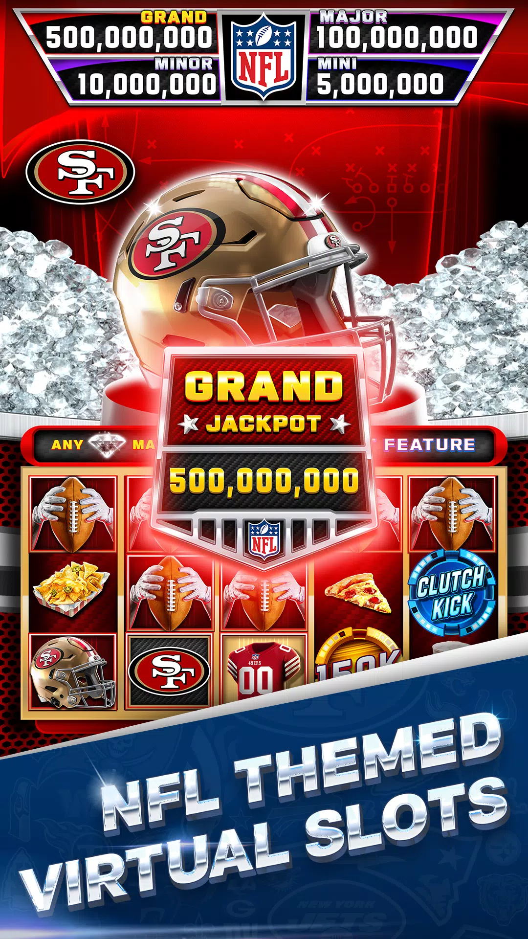 NFL Super Bowl Slots ภาพหน้าจอ 1