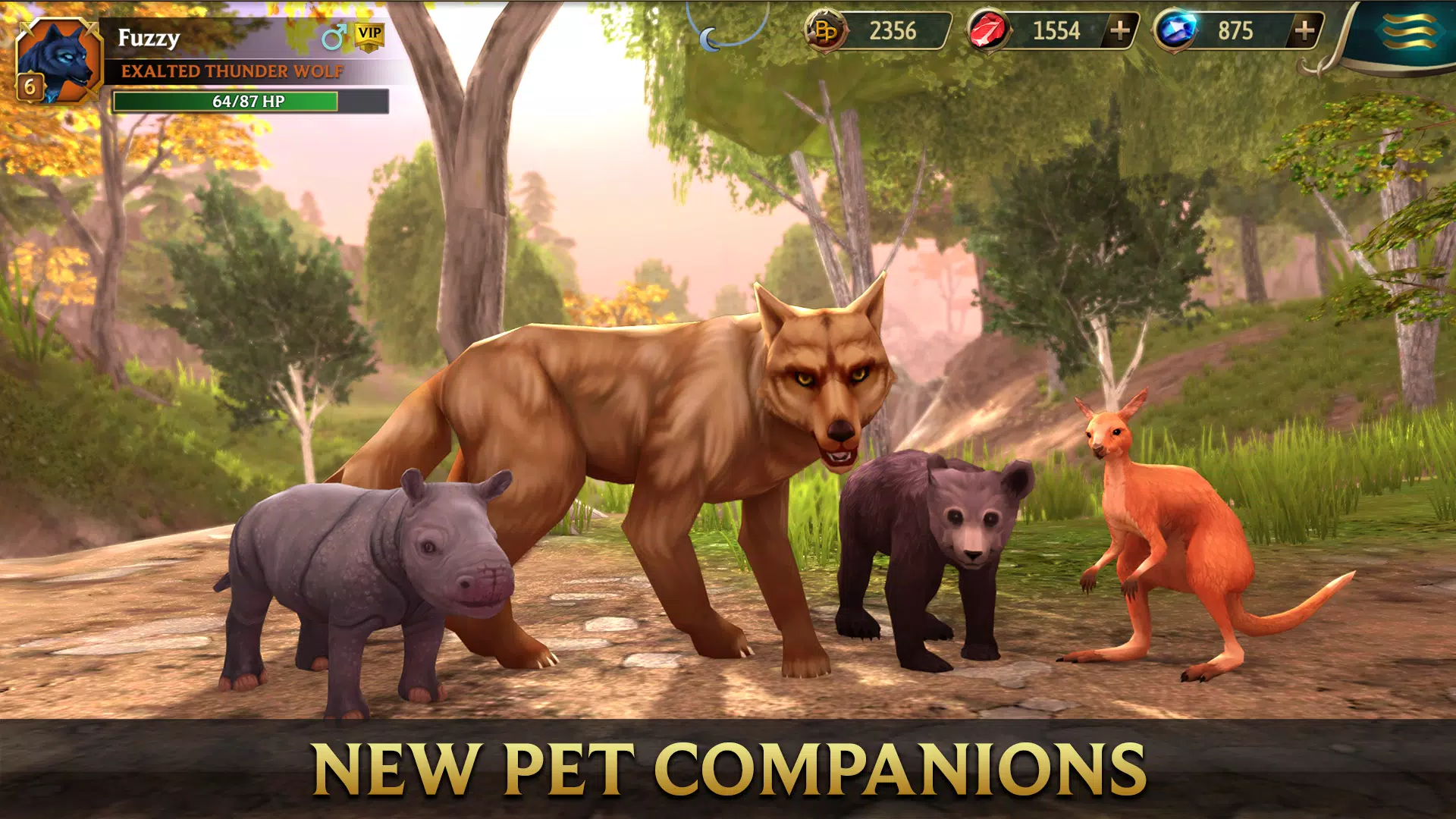 Wolf Tales - Wild Animal Sim Tangkapan skrin 1