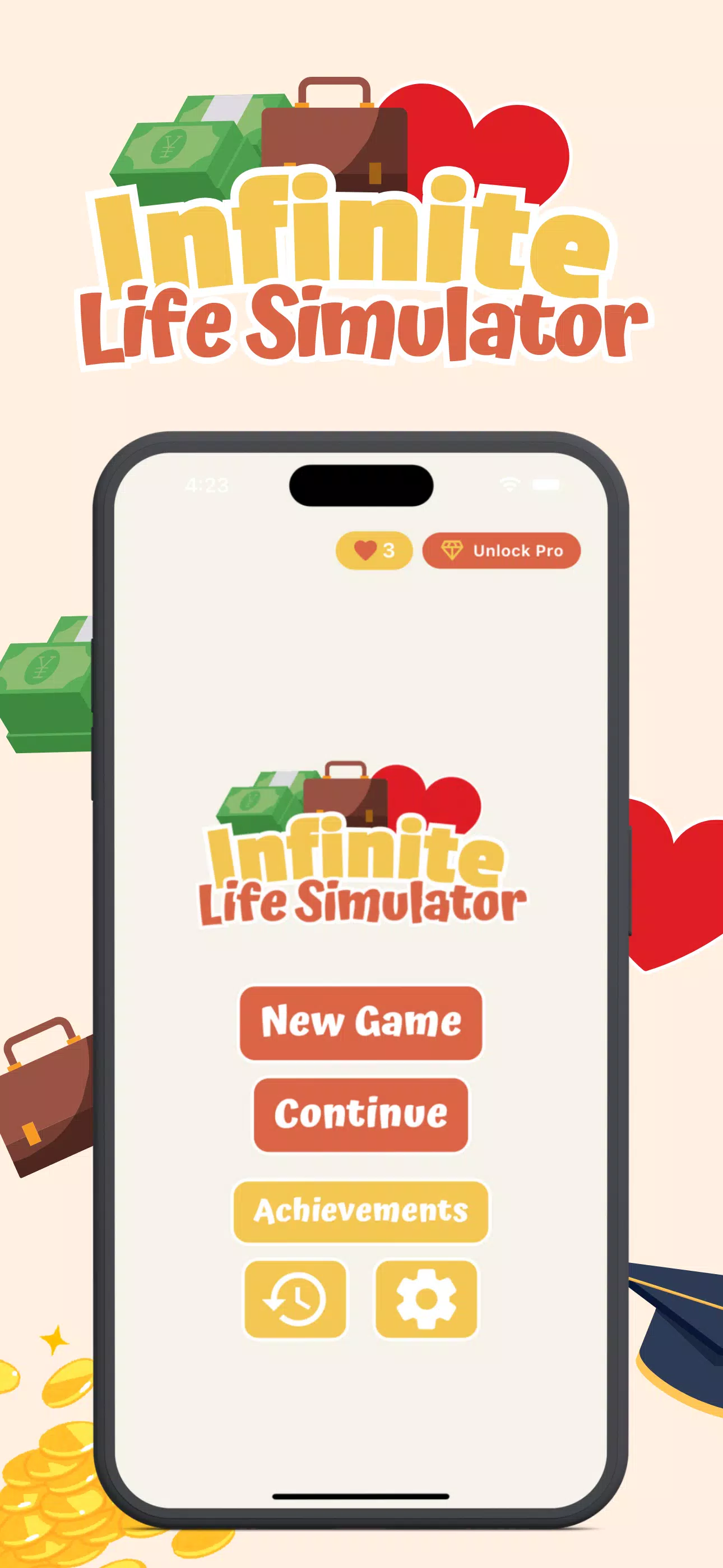 Infinite Life Simulation Ảnh chụp màn hình 0