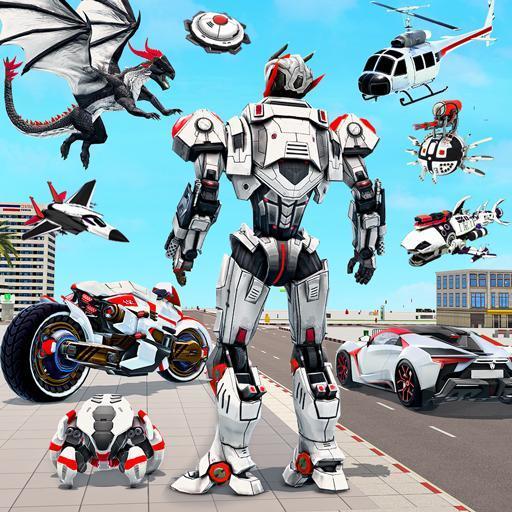 Bee Robot Car Transform Games 螢幕截圖 0