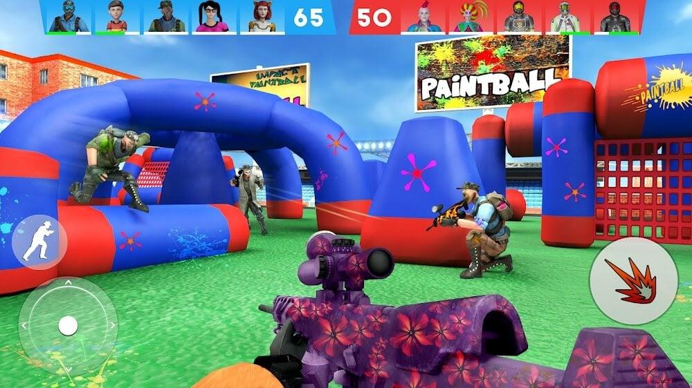 Paintball Shooting Game 3D Zrzut ekranu 3