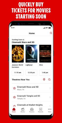 Cinemark Theatres Скриншот 3