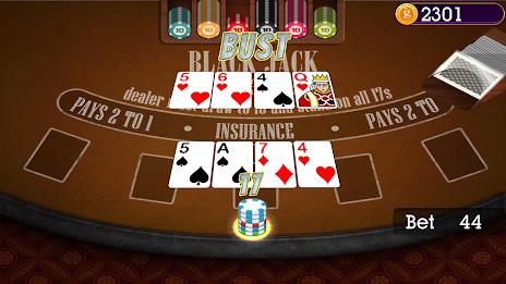 Casino Blackjack 螢幕截圖 1