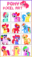 Pony Pixel Art Coloring Book スクリーンショット 2