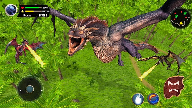 Flying Dragon Simulator Games Schermafbeelding 3