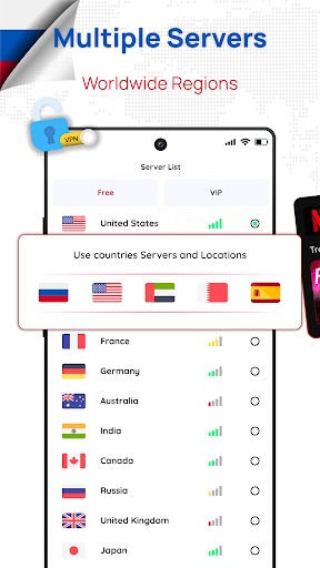 Russia VPN: Get Moscow IP स्क्रीनशॉट 1