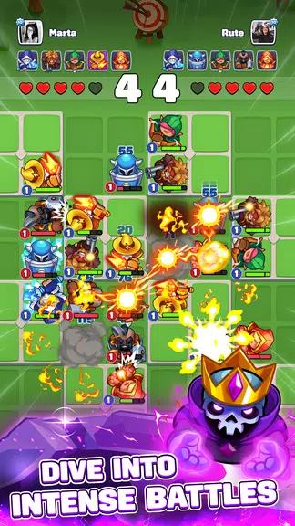 Hero Tactics: 2 Player Game Tangkapan skrin 1