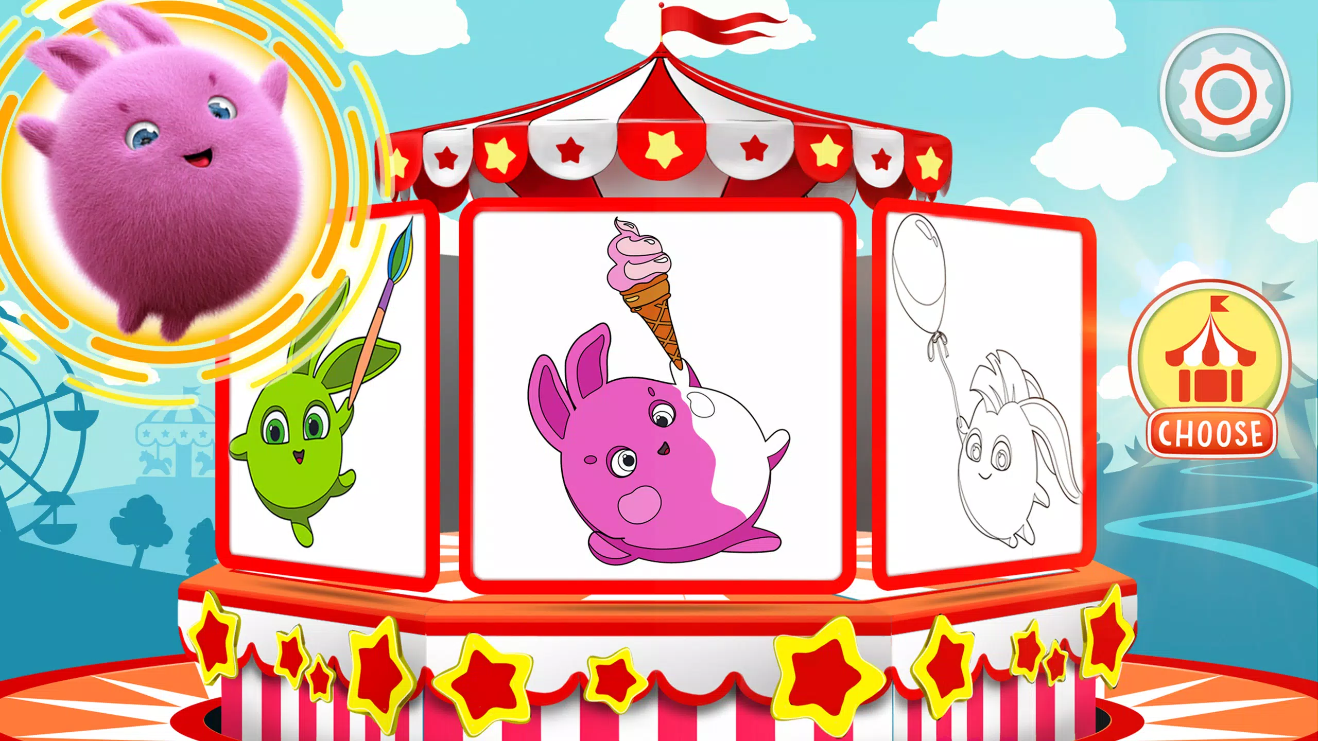 Schermata Sunny Bunnies: Coloring Book 0
