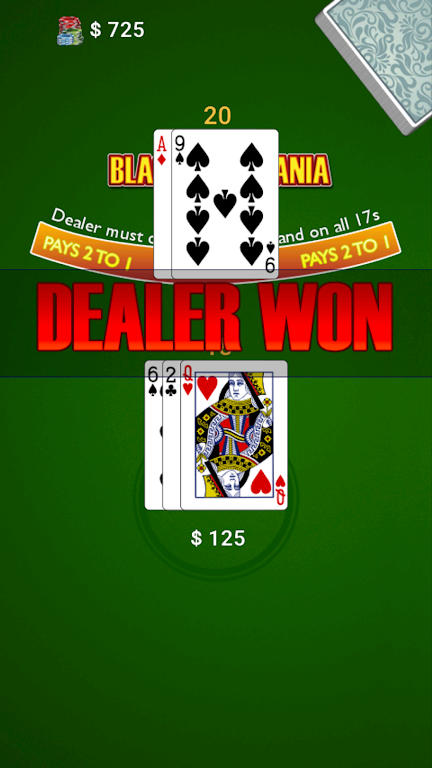 BlackJack Mania স্ক্রিনশট 1