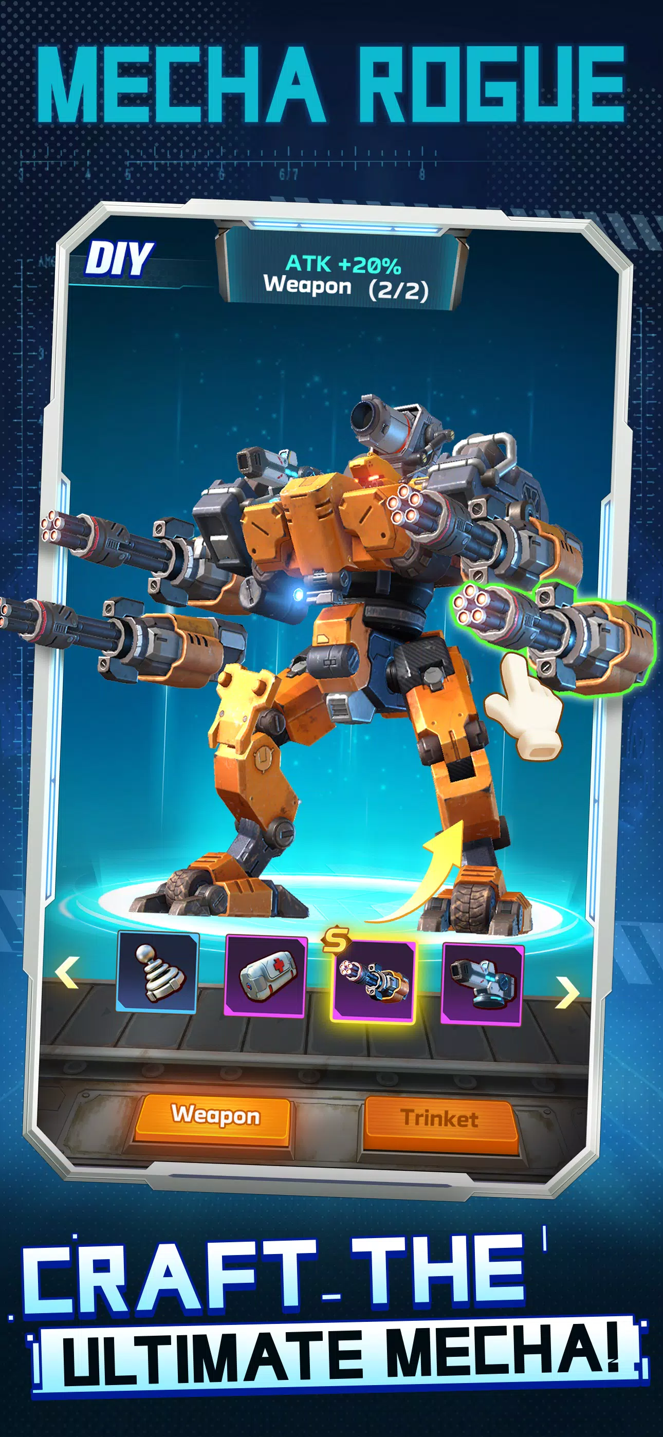 Mecha Rogue Скриншот 0