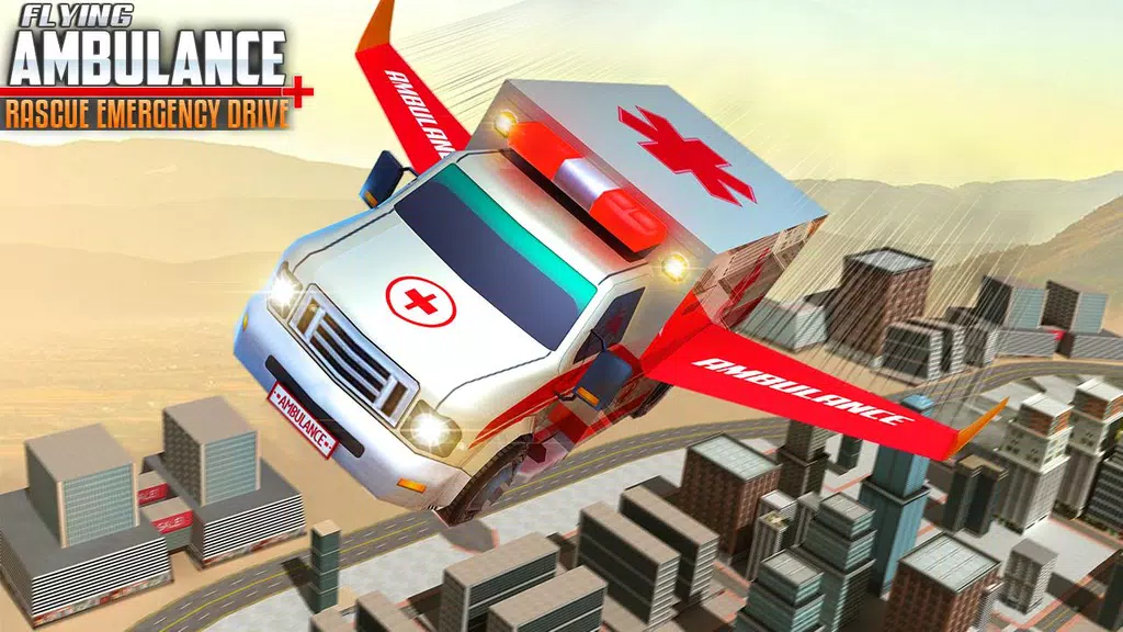 Flying Ambulance Rescue Drive Ảnh chụp màn hình 2