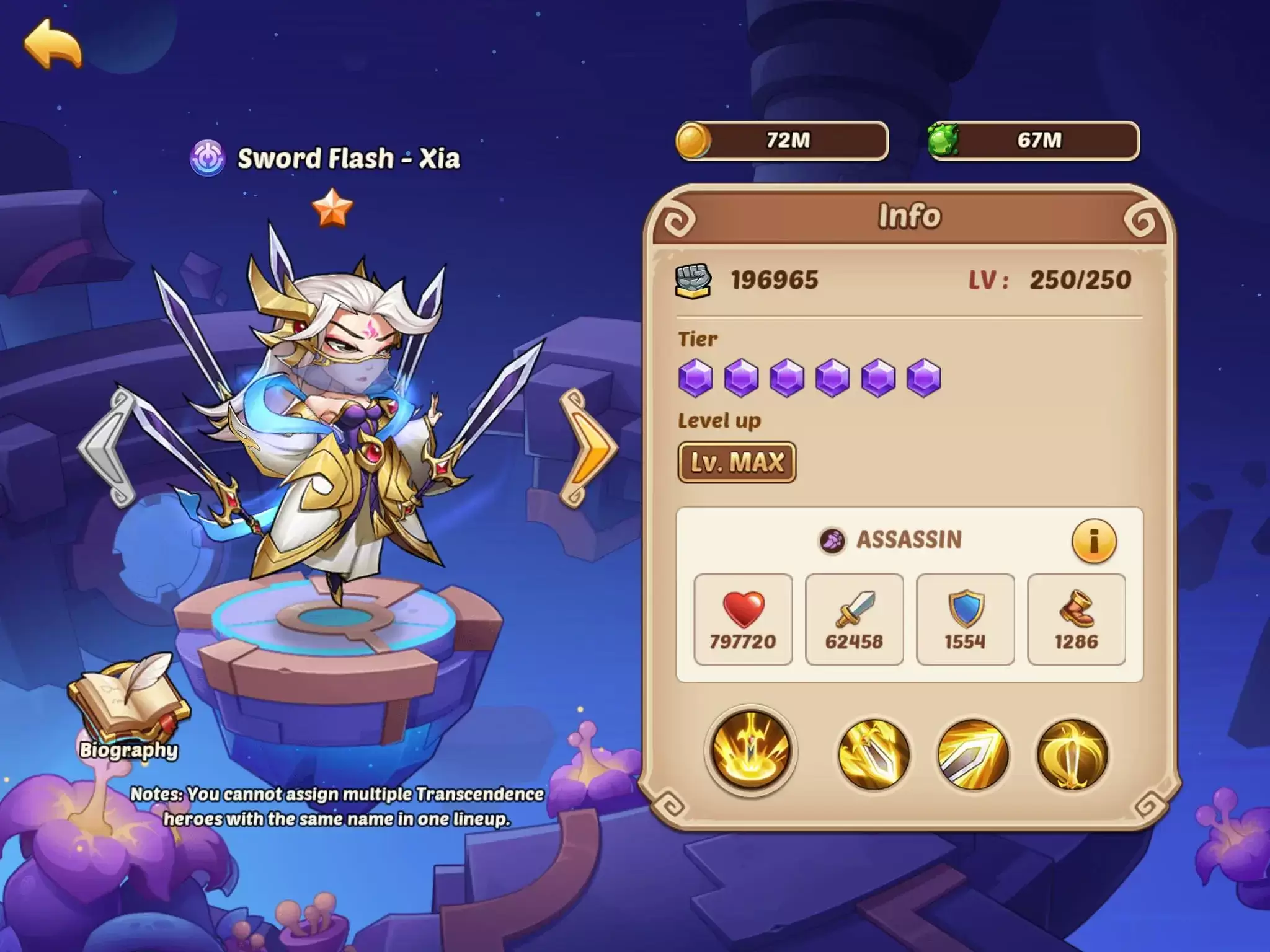 Команды команды Idle Heroes - январь 2025 г.