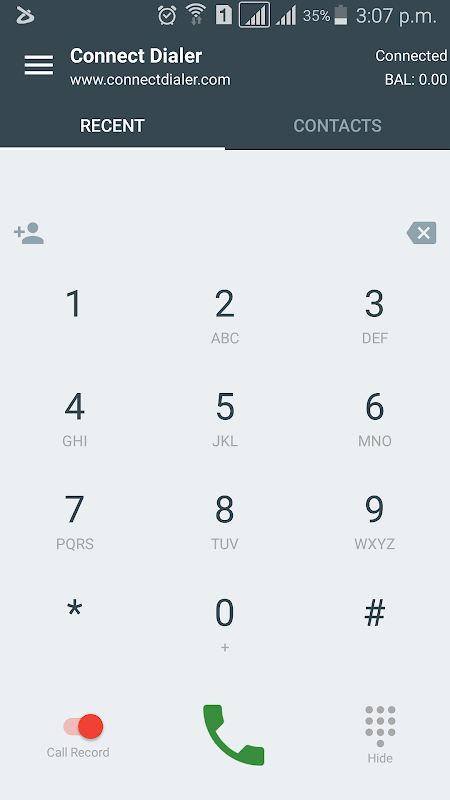 Connect Dialer Ekran Görüntüsü 2