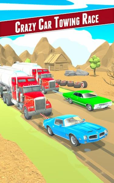 Crazy Car Towing Race 3D Captura de tela 3