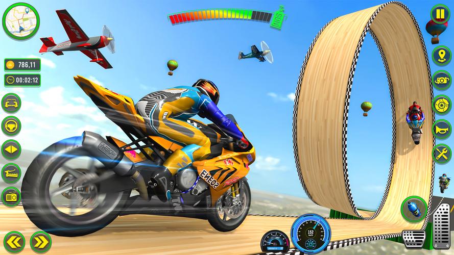 Mega Ramp Stunts Bike Games 3d 스크린샷 3