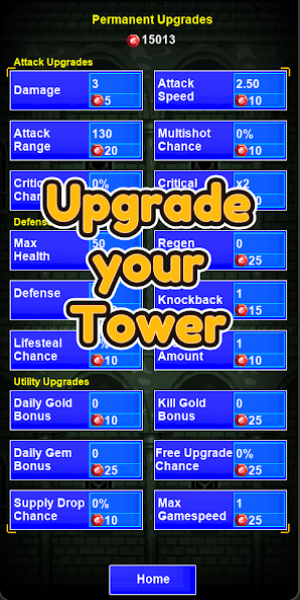 Lone Tower Roguelike Defense MOD Captura de pantalla 1
