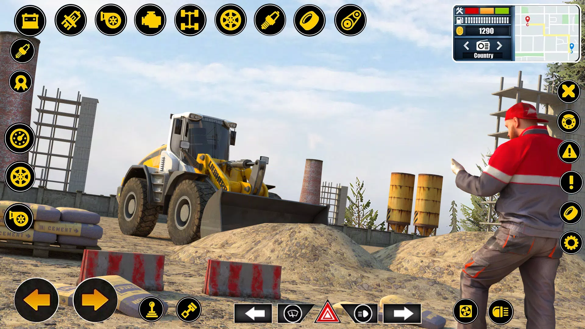 3D City Road Construction Game Schermafbeelding 1