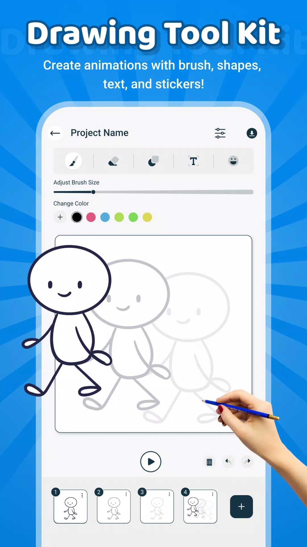 Flipbook: Draw Animation Maker スクリーンショット 1