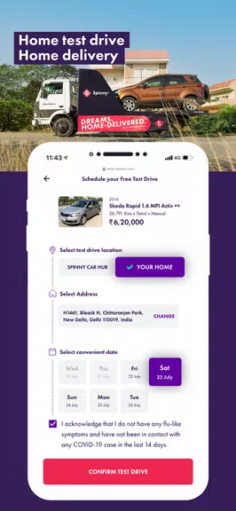 Spinny - Buy & Sell Used Cars 螢幕截圖 2