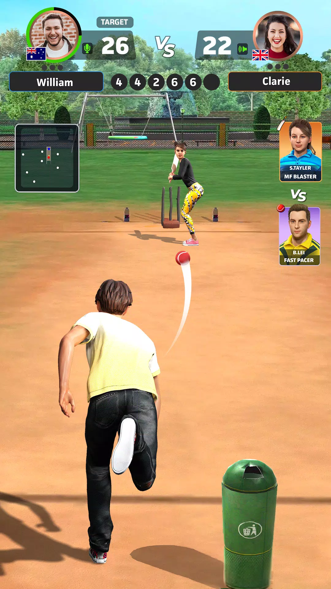 Cricket Gangsta™-Cricket Game Ảnh chụp màn hình 1