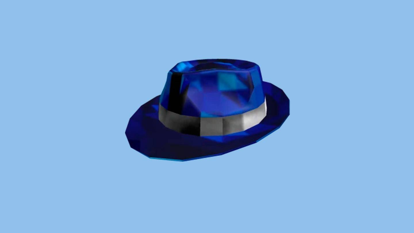 Middernacht Blue Sparkle Time Fedora