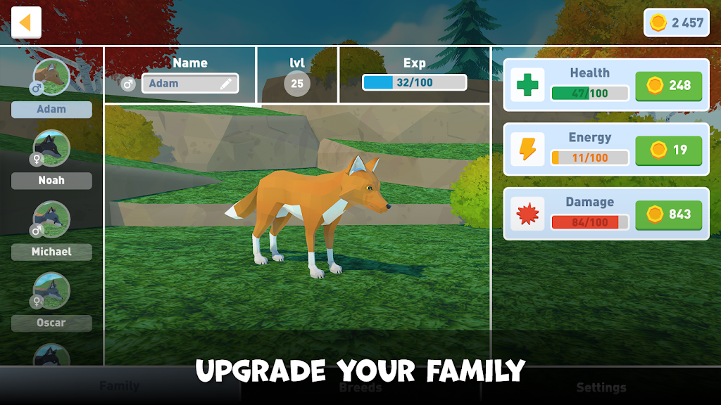 Fox Family Simulator ภาพหน้าจอ 2