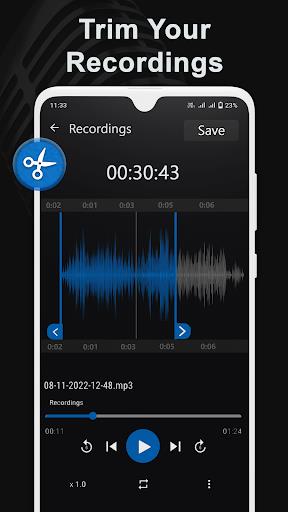 Voice Recorder & Audio Editor ဖန်သားပြင်ဓာတ်ပုံ 3