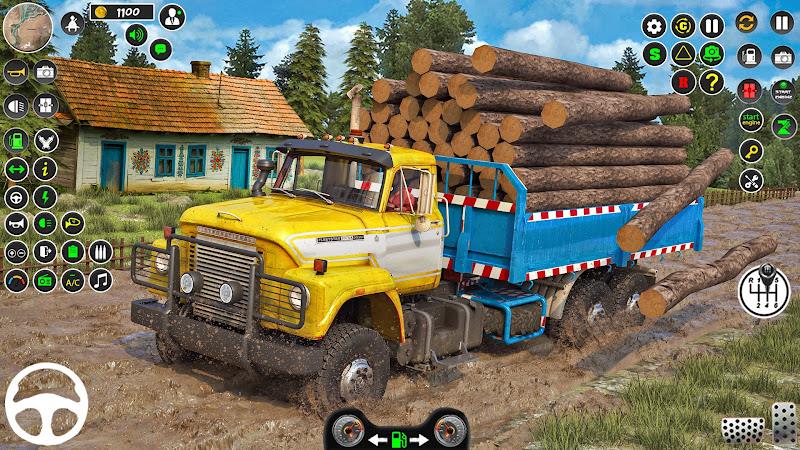 Snow Mud Truck Runner Offroad Capture d'écran 1