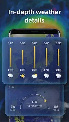 Live Weather: Radar & Forecast Capture d'écran 1