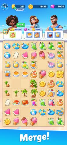 Food and Travel: Merge Game Скриншот 0
