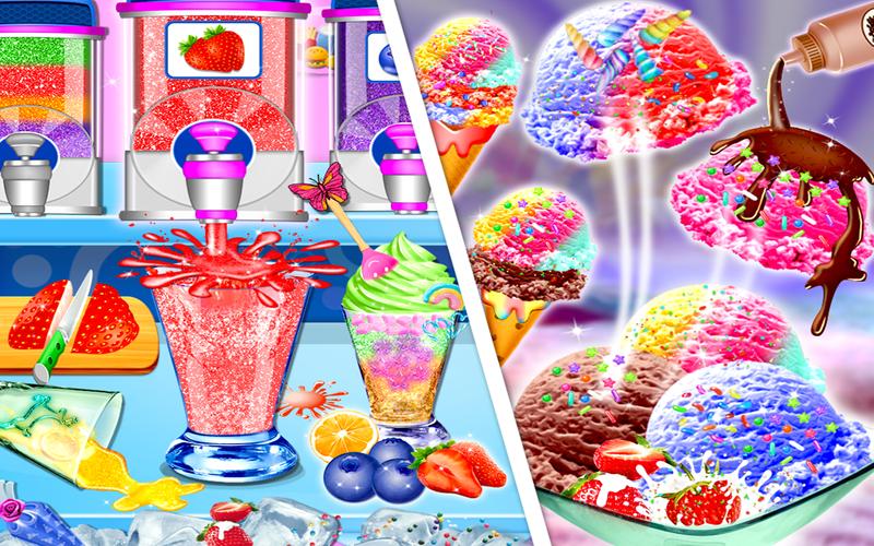 Rainbow Ice Cream Party Captura de tela 2