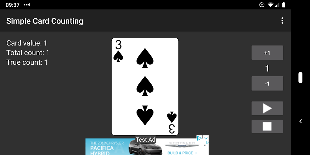 Simple Card Counting Captura de tela 1