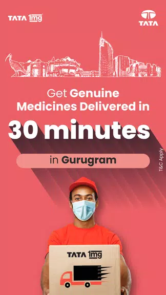 TATA 1mg Online Healthcare App ภาพหน้าจอ 1