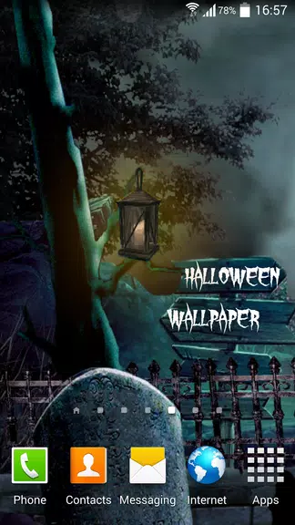 Halloween Live Wallpaper Tangkapan skrin 1