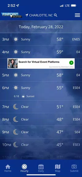 Schermata QC News Pinpoint Weather 1