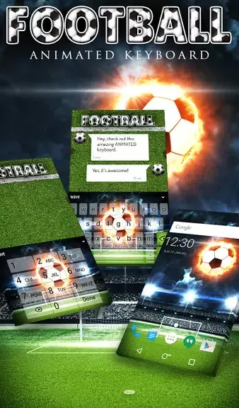 Football Keyboard & Wallpaper ภาพหน้าจอ 0