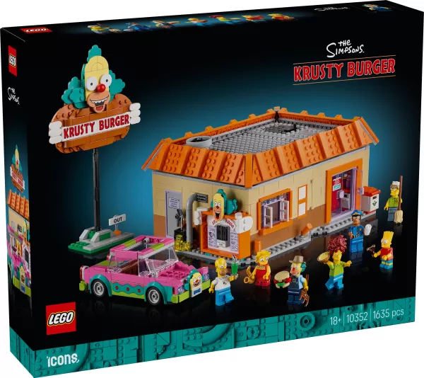 Binuhay ng LEGO ang pakikipagtulungan ng Simpsons, unveils Krusty Burger Set